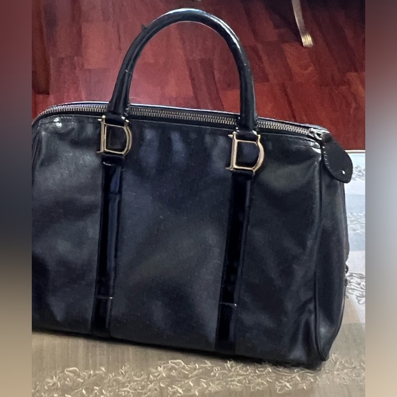 SOLD!!!! CHRISTIAN DIOR EMBOSSED LOGO BOSTON - HANDBAG - Picture 2 of 15